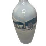 Royal Copenhagen (attributed to) 20th century polychrome porcelain vase