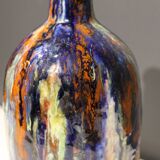 Multicolored vase M.Pussiaux