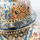 Vase en céramique chinoise peint à la main des années 1960