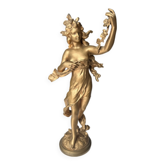 Statue doré ferville suan