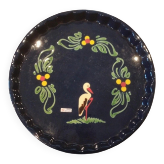 Alsatian stork pie dish from Soufflenheim