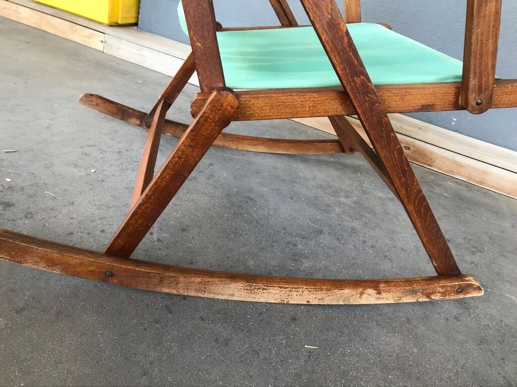 Foldable rocking-chair 1950 child