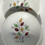 6 Gien soup plates, Gentilly model