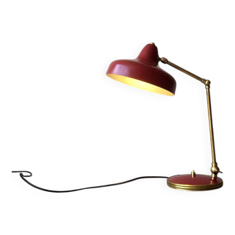 Italian adjustable desk lamp, 1950s