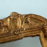 Small Vintage Gold Mirror – Neoclassical & Napoleon III Style
