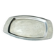 Retro Minimalist Silver Metal Butter Dish 20 cm