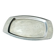 Retro Minimalist Silver Metal Butter Dish 20 cm