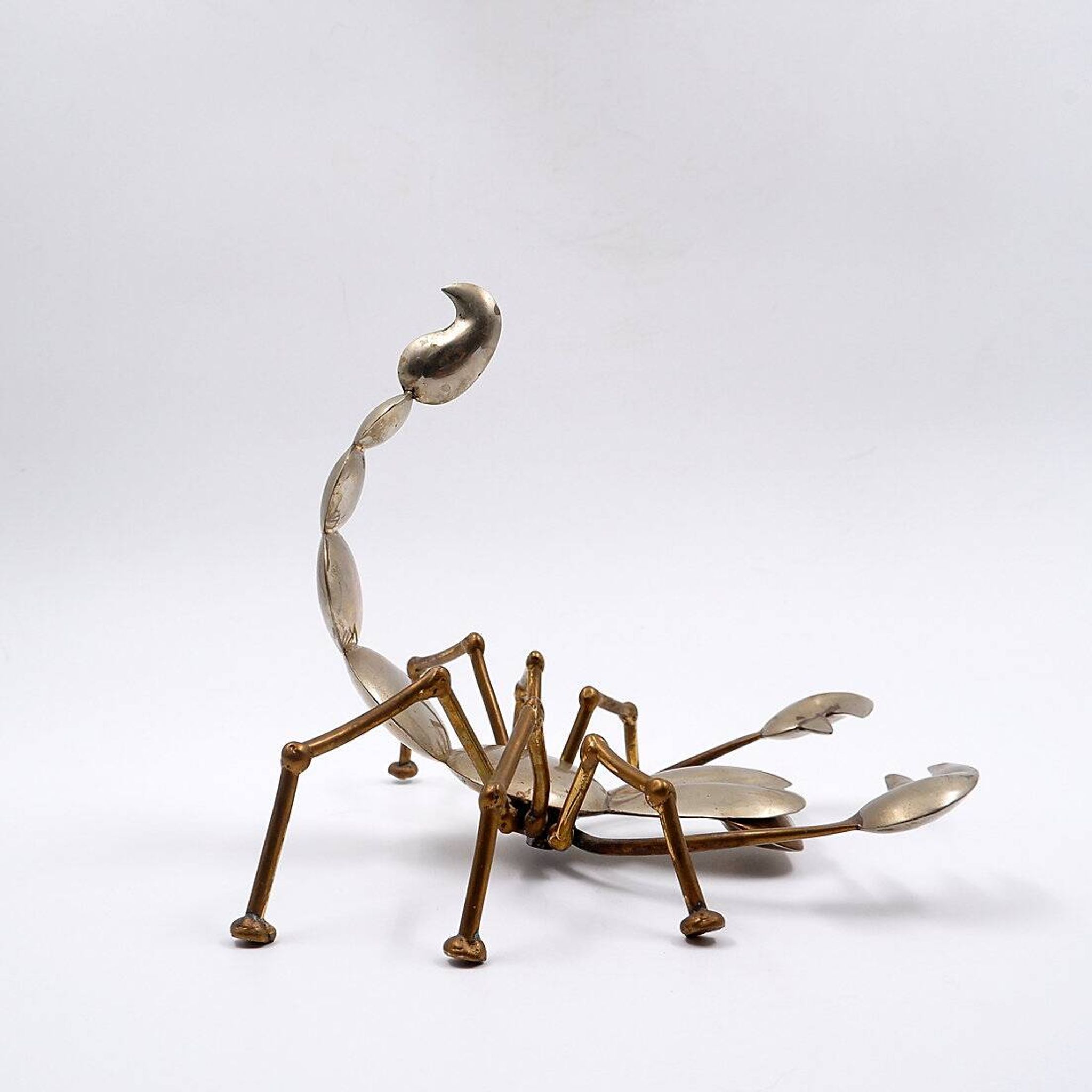 Brass and metal scorpion - 1970s
