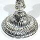 PAIR OF SILVERED BRONZE CANDLESTICKS