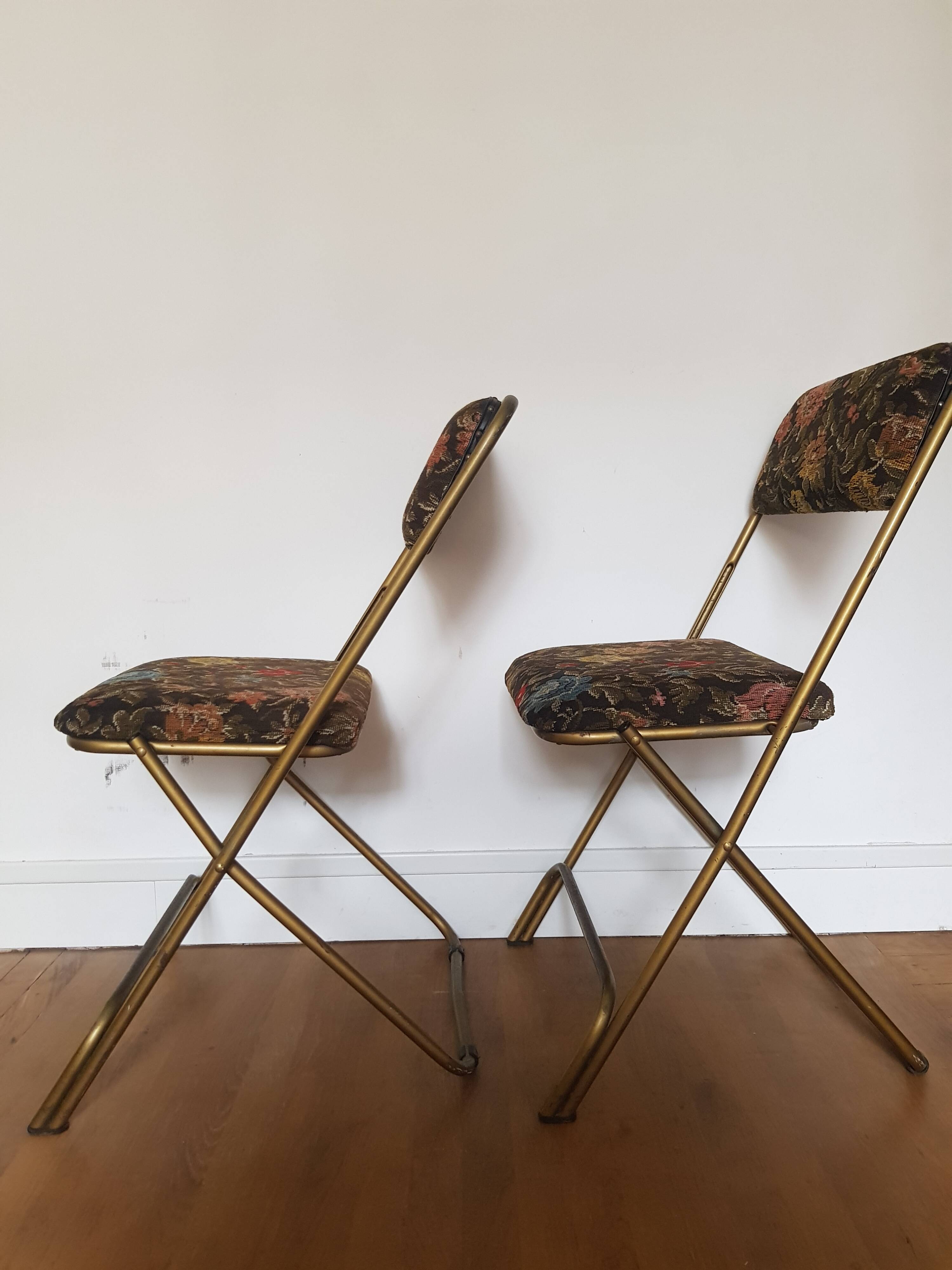 Set of 2 Lafuma folding chairs