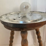 Glass ceiling lamp 1970