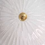 Charming Italian Trasparent Murano Glass Ceiling Fixture, Murano, 1960