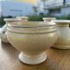 Set of 5 stoneware soup bowls
