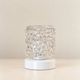 Bulby — Table lamp in transparent bubbled glass, vintage and contemporary.