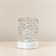 Bulby — Table lamp in transparent bubbled glass, vintage and contemporary.