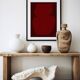 Abstract burgundy giclee print, 50x70