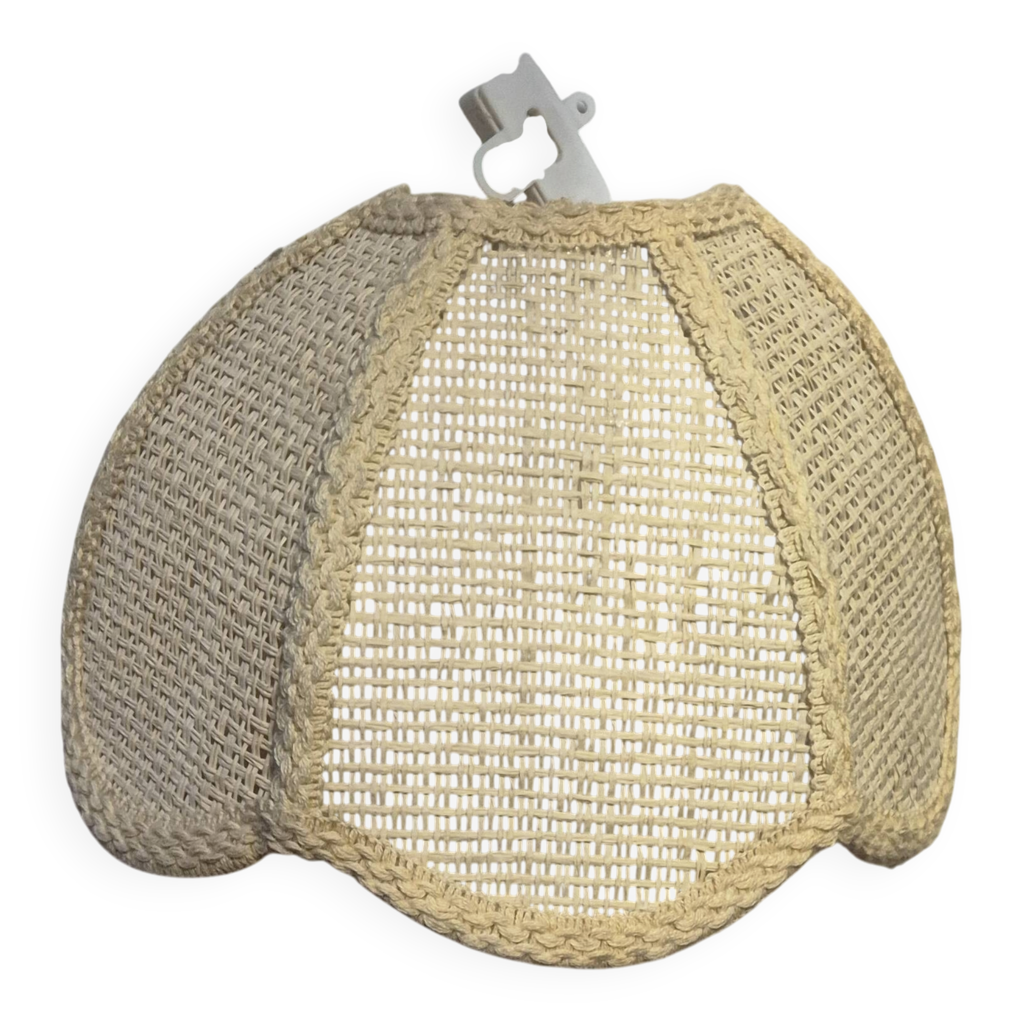 vintage bohemian natural rattan cane wall light