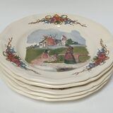 Assiettes à dessert Sarreguemines Obernai