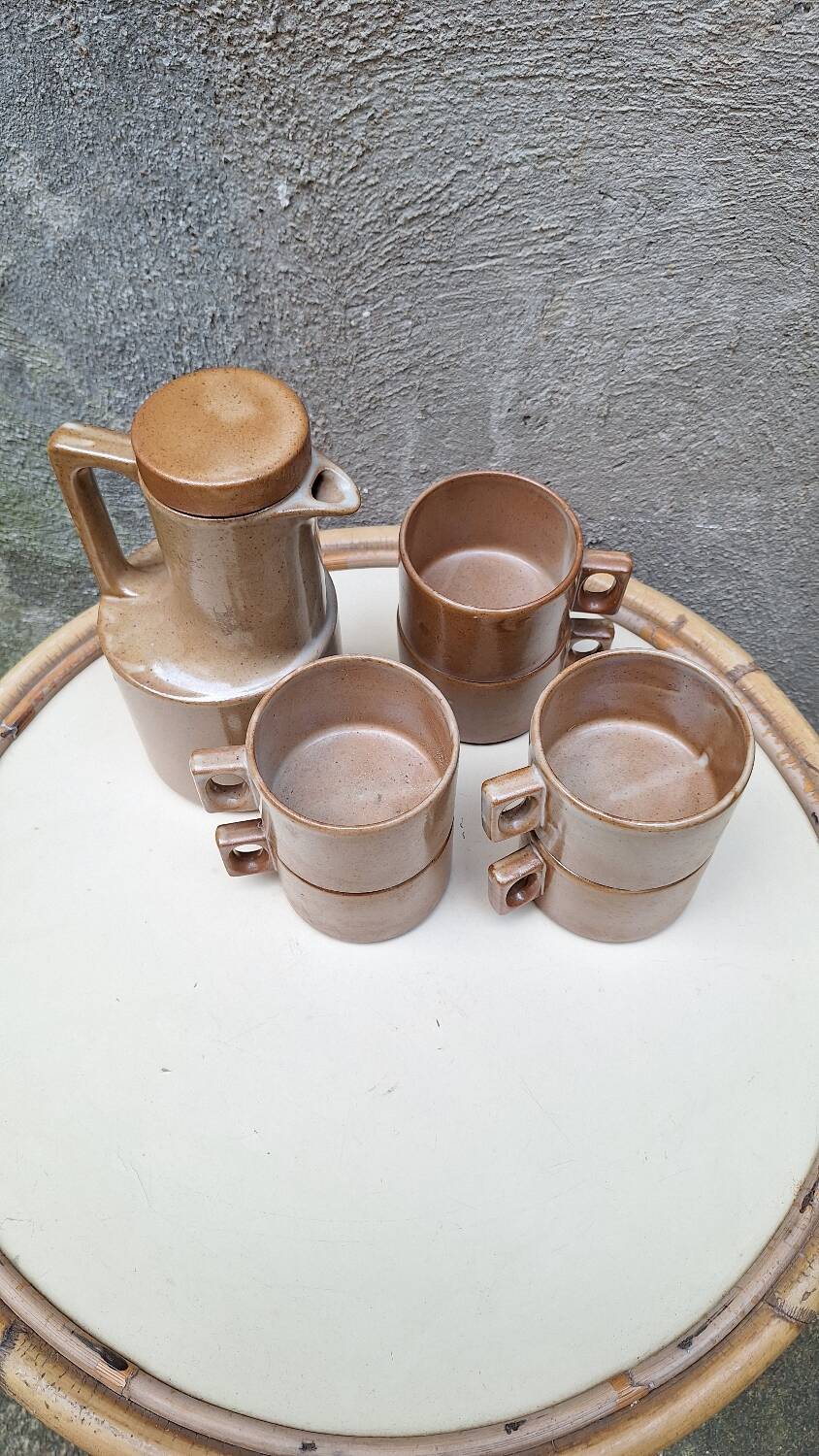 Brenne stoneware coffee service