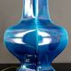 Important Porcelain Lamp with Blue Crackle Enamel, France, Circa 1940