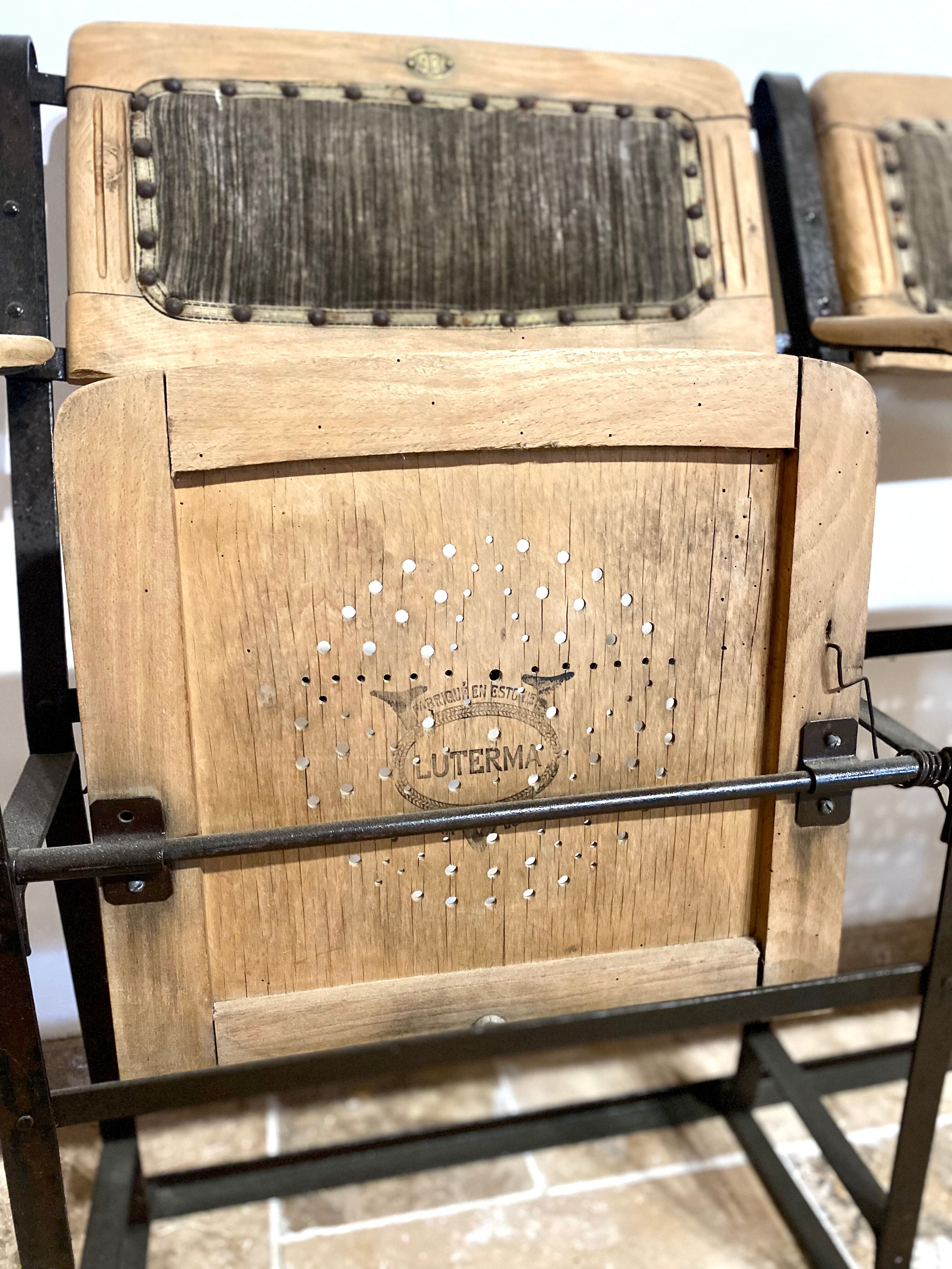 Fauteuils de théâtre Luterma début XXème