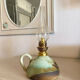 Glazed stoneware oil lamp from the 1960s.