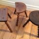 3 tripod stools