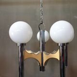 Vintage chrome ceiling lamp