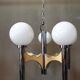 Vintage chrome ceiling lamp