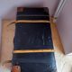 Antique leather suitcase