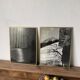 Photographies anciennes lac et montagne