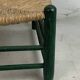 Fauteuil bas en paille de jonc français dans le style de Charles Dudouyt, années 1950