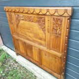 1930s headboard in solid oak
