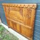 1930s headboard in solid oak