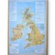 The British Isles, original map printed in 1879.