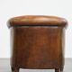Vintage Sheepskin Leather Club Chair