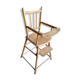 Chaise haute bois poupée