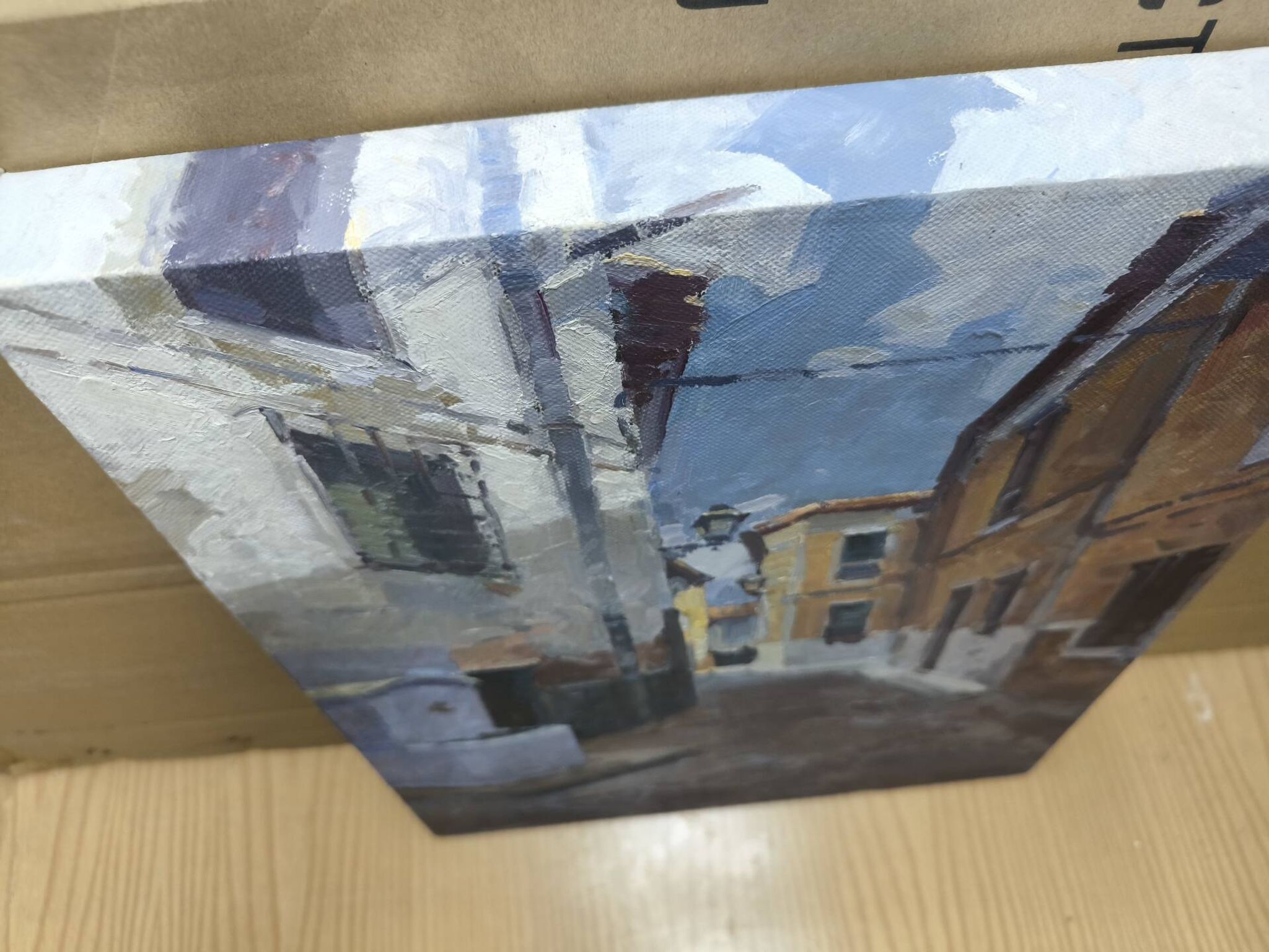 street new neighborhood painting