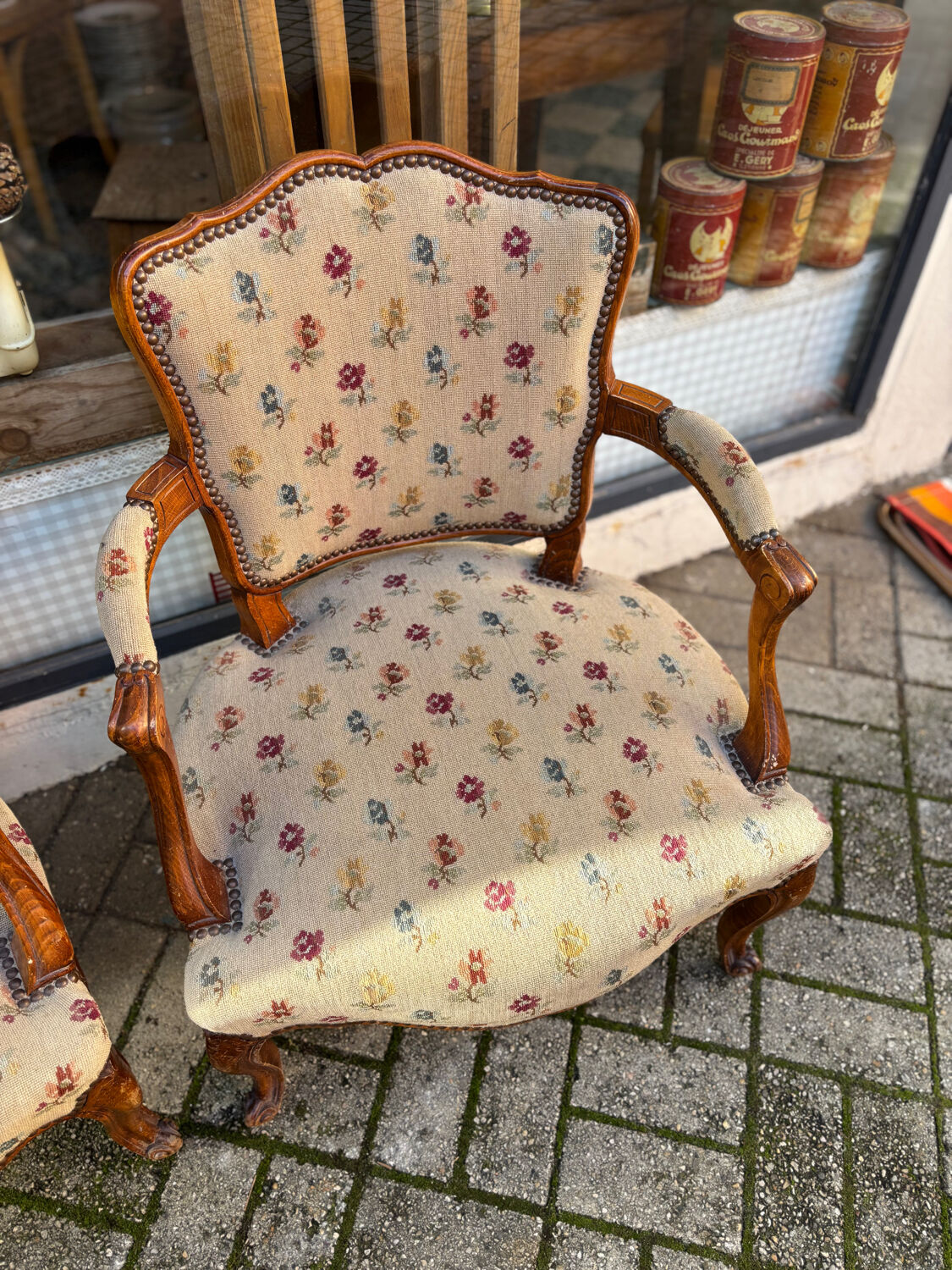 Pair of Louis XV armchairs