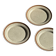 Set of 9 small dessert plates in porcelain from Sologne JO Moscow 198