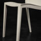 Mid-century smooth plastic vintage chairs by Philippe Starck for Xo Design, set of 5.