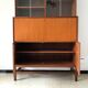Scandinavian library secretary in vintage teak from the 60s