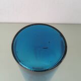Flacon apothicaire bleu ancien