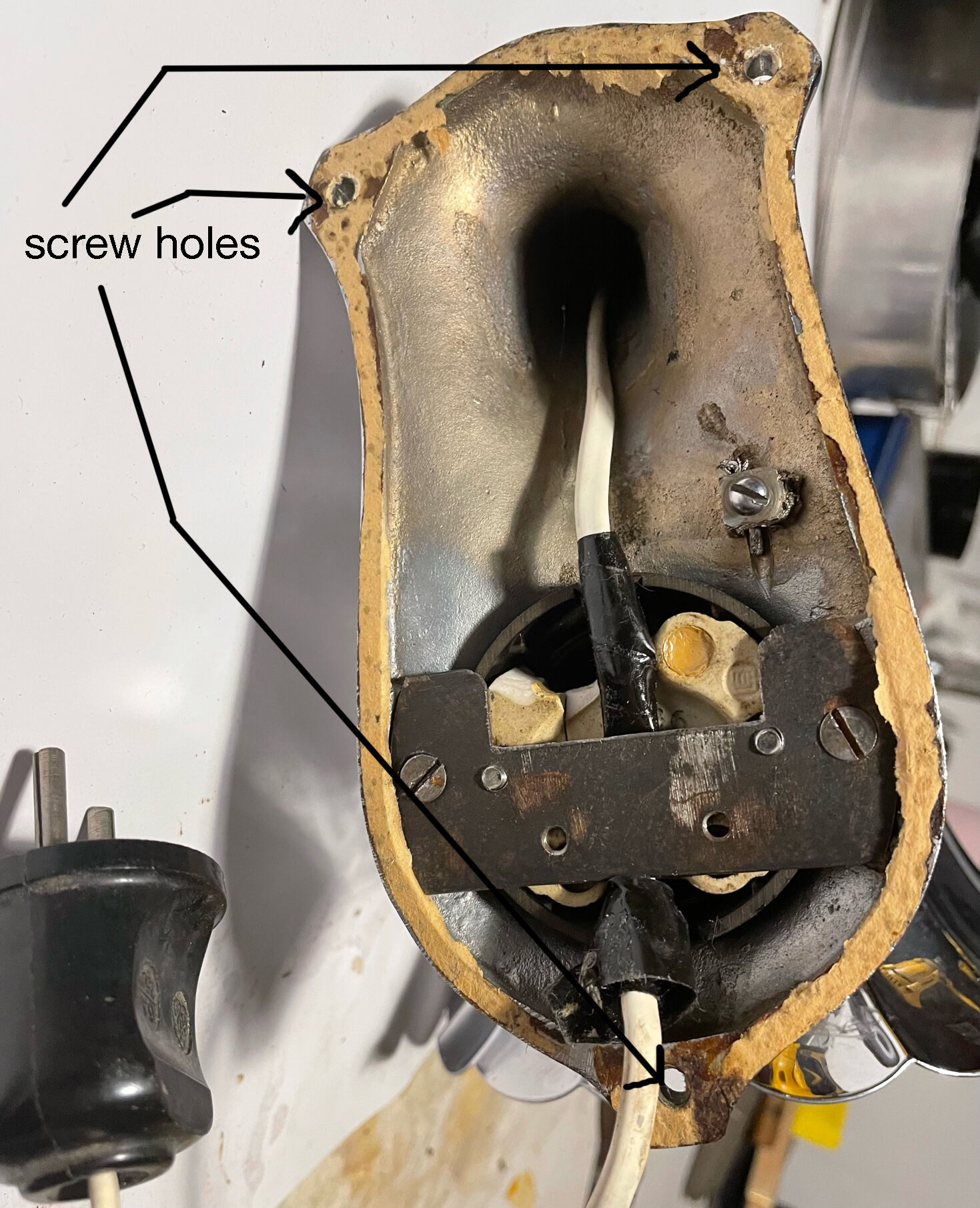 Art deco scone american 1950