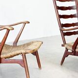 Rare set of Dester gelderland lounge chairs