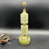 Old vintage pearly plastic lamp base