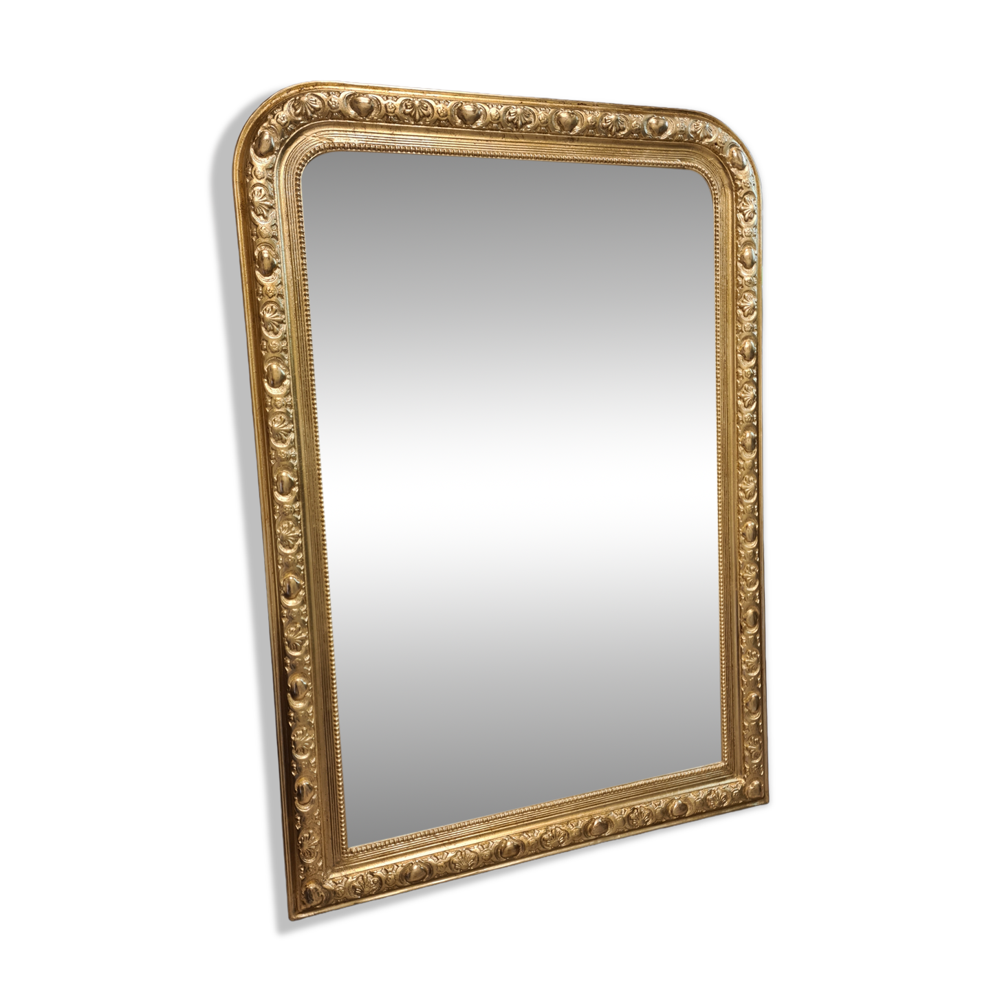 Antique gilded mirror in Louis Philippe style