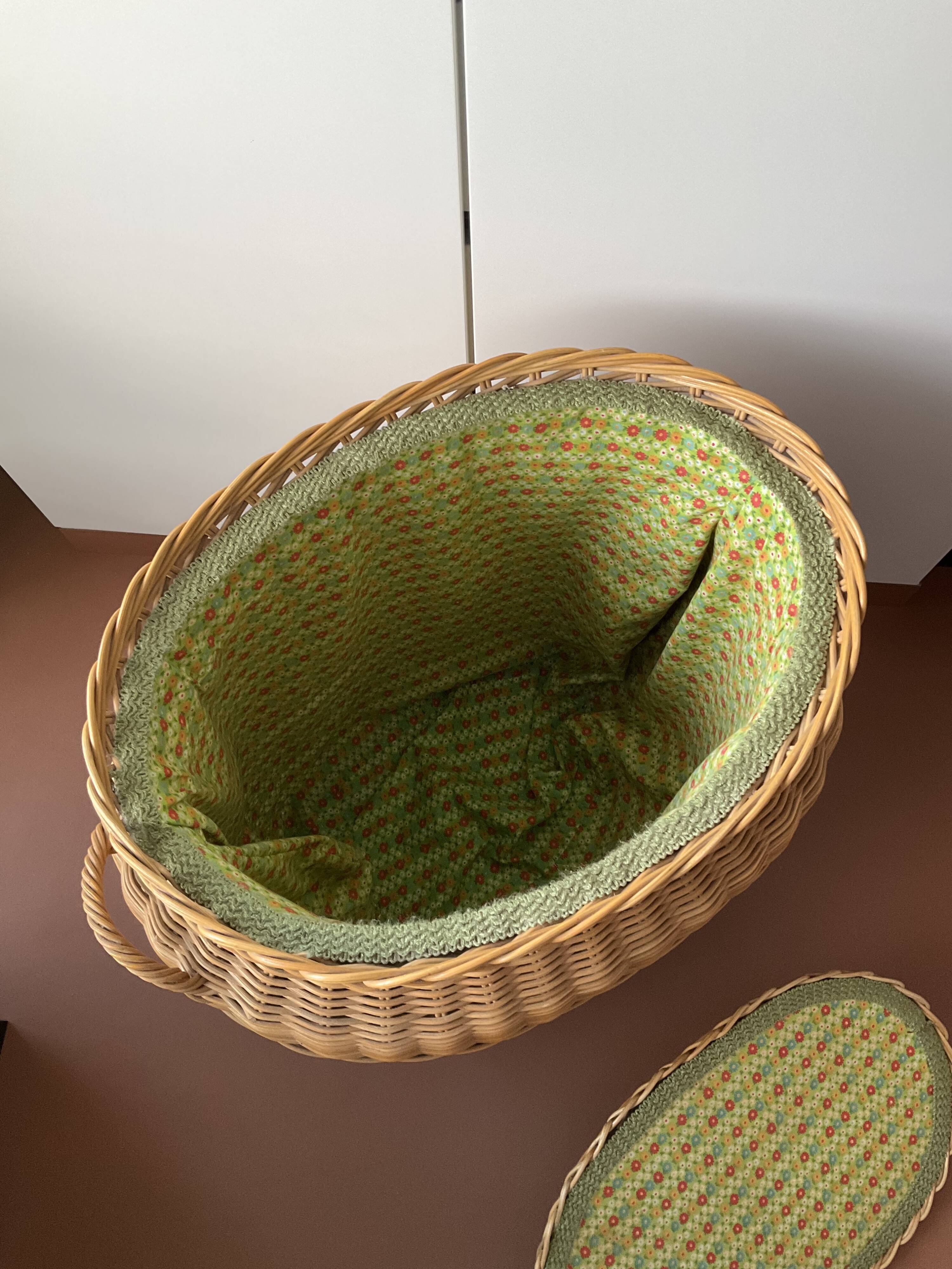 Panière à linge vintage