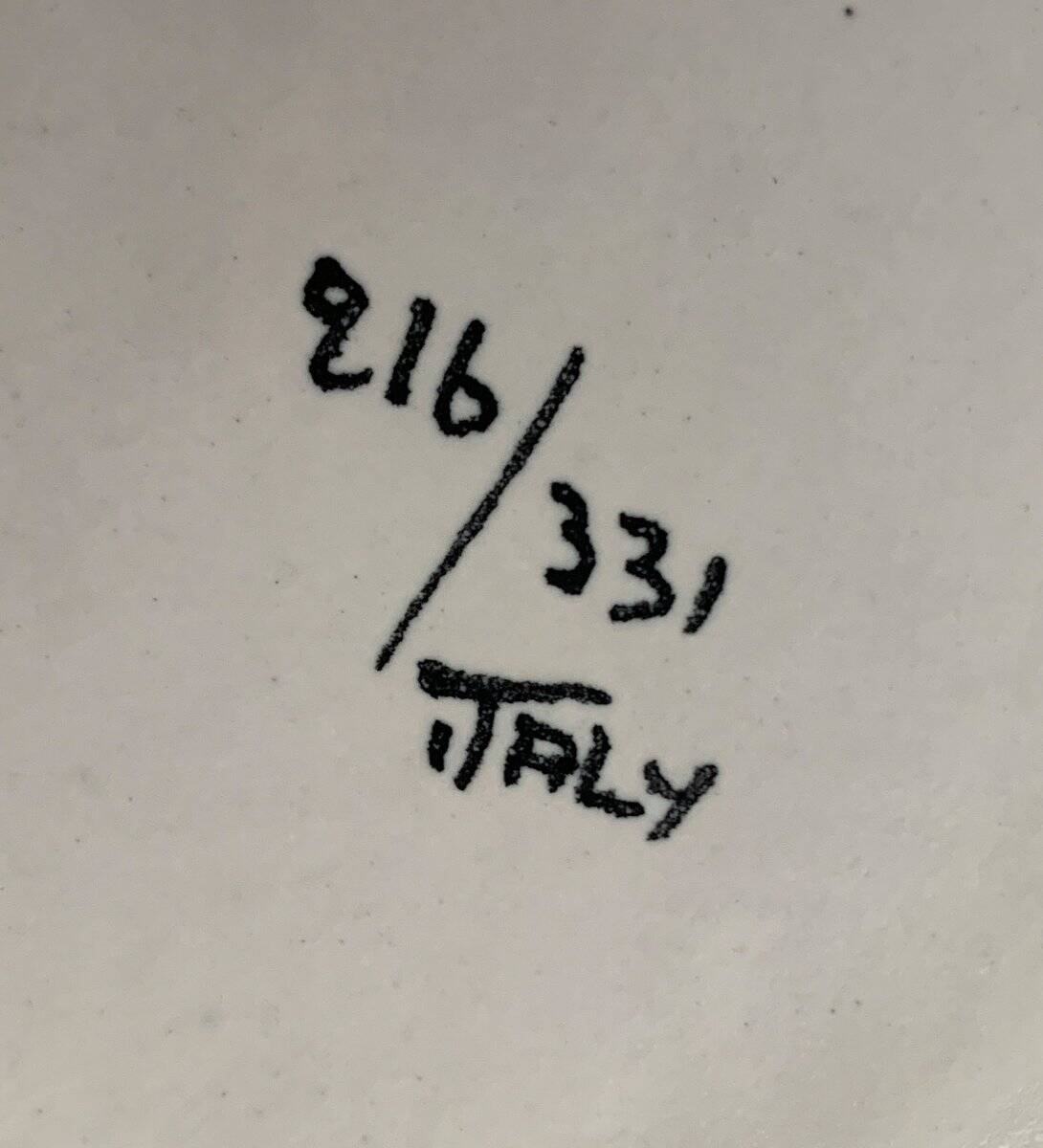 Vintage Italian wall plate