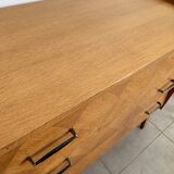 Oak chest of drawers from the scandinavian 60s